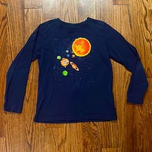 Lands End boys size 7 long sleeve shirt